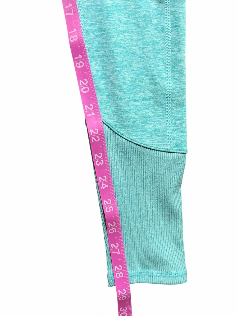 ALO High Waist Alosoft Lounge Legging in Bright Aqua Heather Size Small